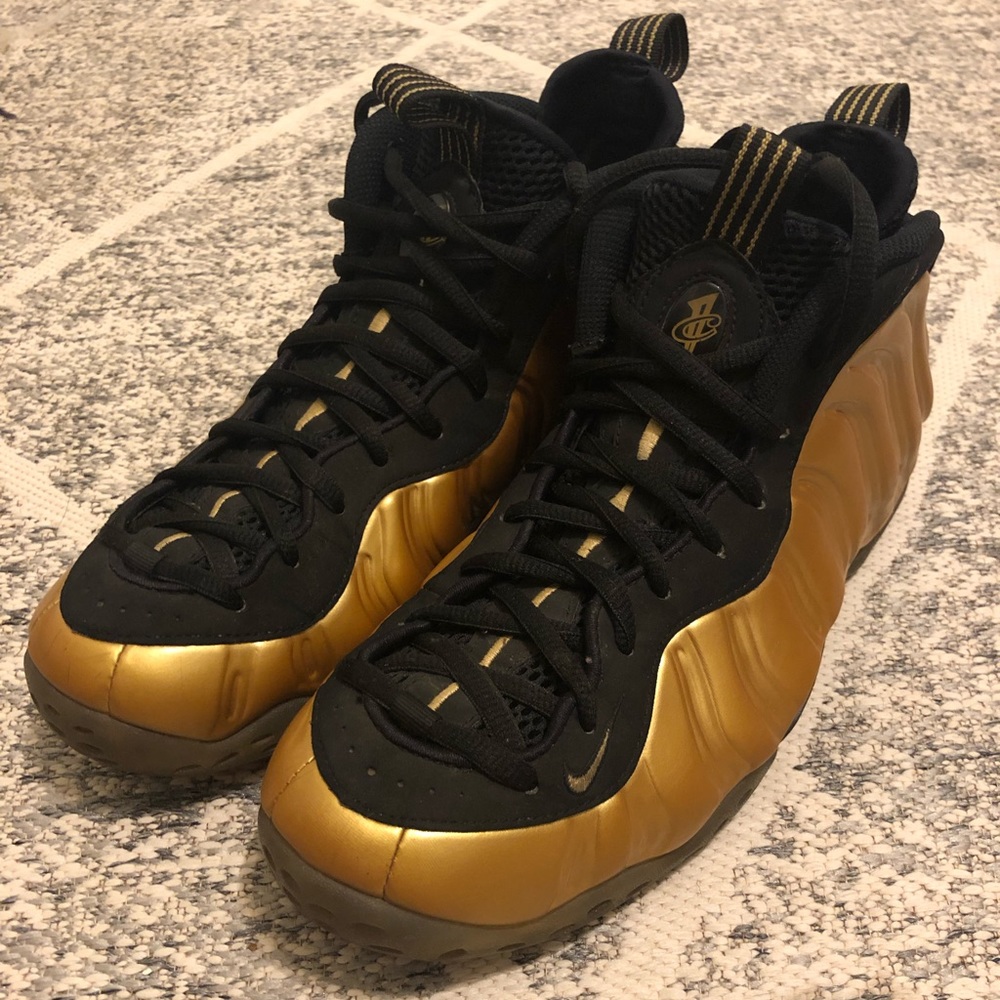 DS Nike Air Foamposite 1 One Metallic Gold Sz 10.5